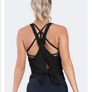 TLF tank top in black